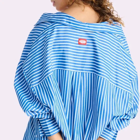 Parade blue white striped set - Picture 4 of 6